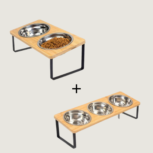 RustBak-Verhoogde voer- en drinkbak voor huisdieren