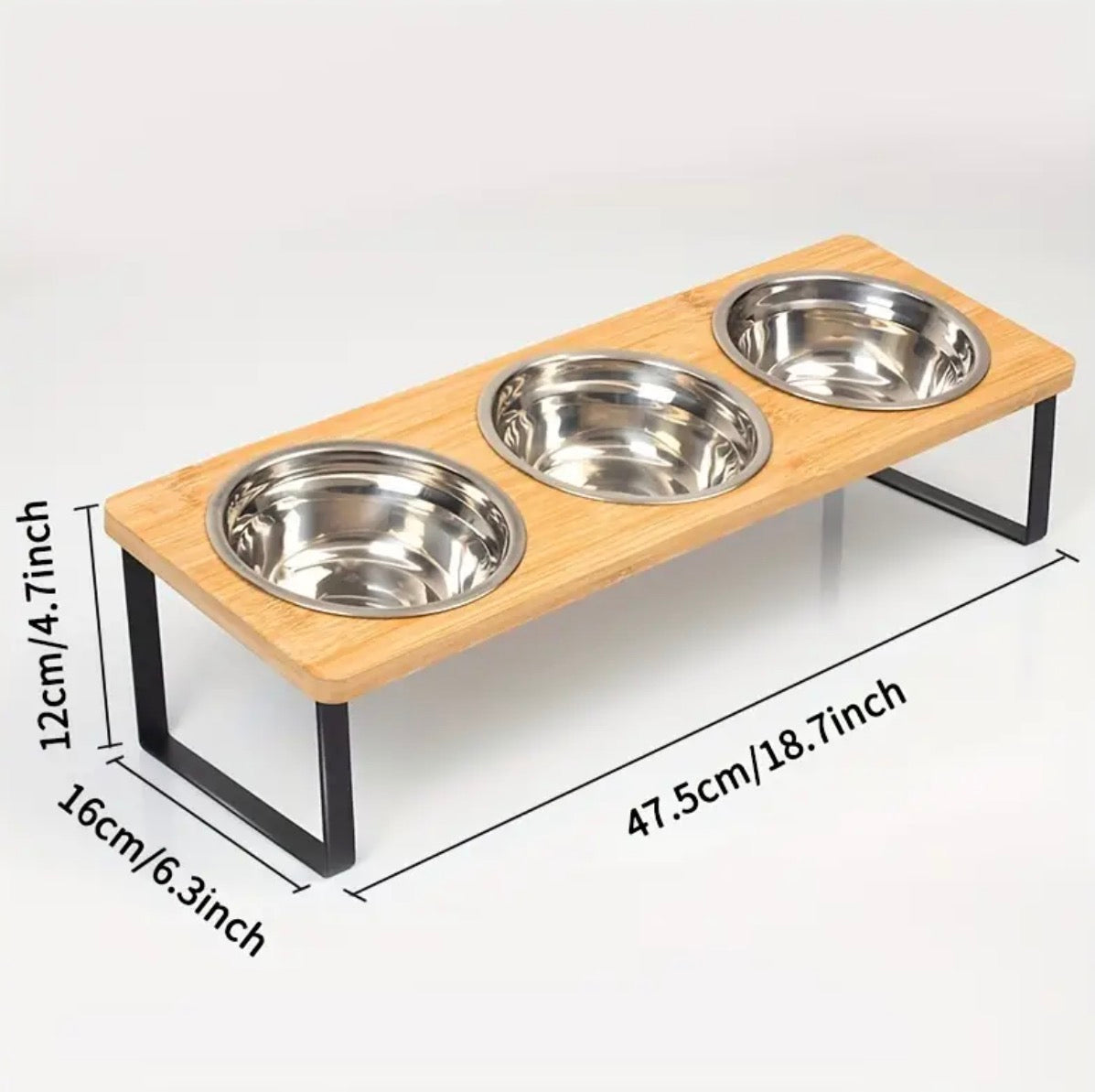 RustBak-Verhoogde voer- en drinkbak voor huisdieren