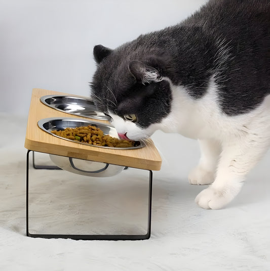 RustBak-Verhoogde voer- en drinkbak voor huisdieren